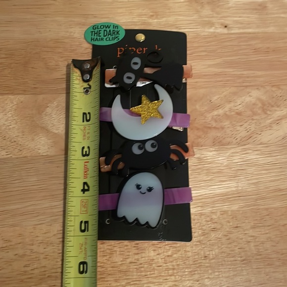 Halloween piper k glow in the dark hair clips-NEW - Picture 11 of 11